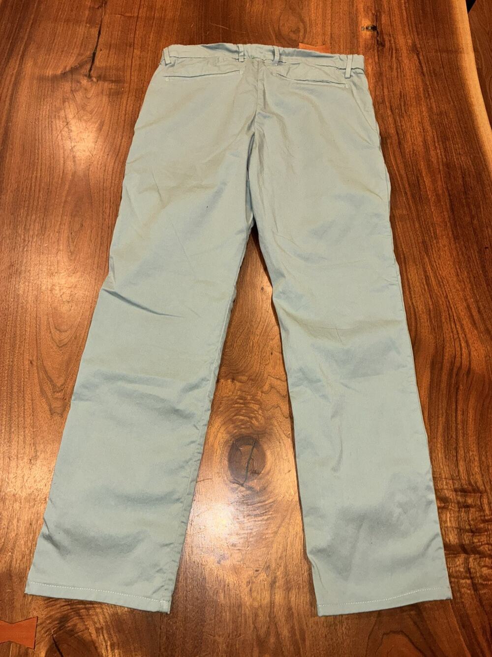 Luca Faloni Summer Chinos Men UK BLUE TEAL Stretch Pant Twill Made In Italy